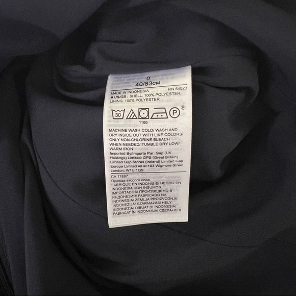 BR Navy Floral Raw Hem Dress NWOT - Picture 6 of 6